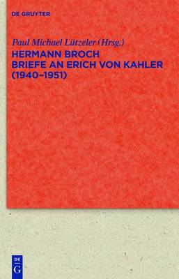 Book cover for Briefe an Erich Von Kahler (1940-1951)