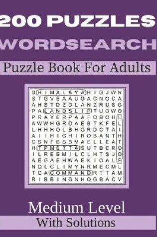 Cover of 200 Puzzles Wordsearch