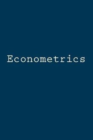 Cover of Econometrics