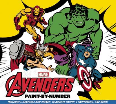 Book cover for Marvel: The Avengers Paint-By-Number