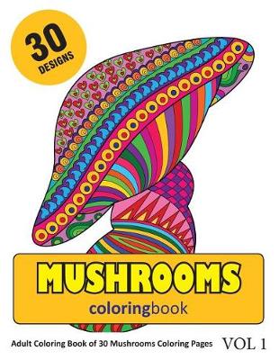 Book cover for Mushrooms Coloring Book