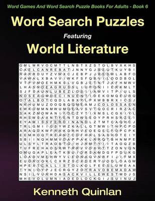 Book cover for Word Search Puzzles Featuring World Literature
