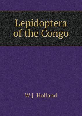 Book cover for Lepidoptera of the Congo