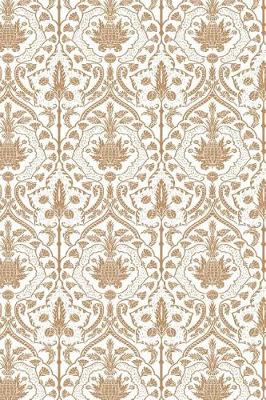 Cover of Journal White Kraft Damask Design Pattern