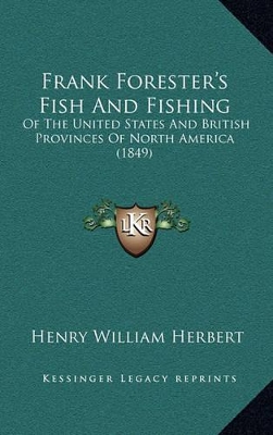 Book cover for Frank Forester's Fish and Fishing