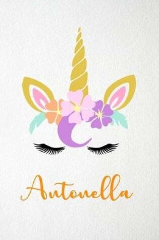 Cover of Antonella A5 Lined Notebook 110 Pages