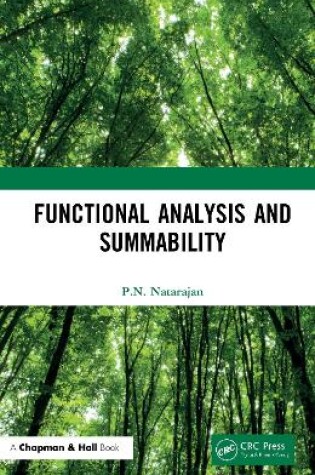 Cover of Functional Analysis and Summability