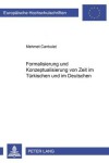 Book cover for Formalisierung Und Konzeptualisierung Von Zeit Im Tuerkischen Und Im Deutschen