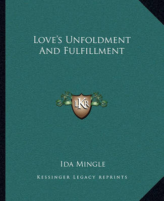 Book cover for Love's Unfoldment and Fulfillment