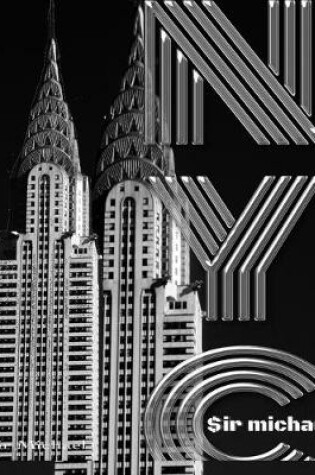 Cover of Iconic Chrysler Building New York City Drawing Writing journal