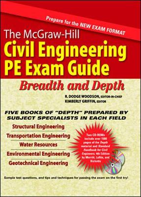 Book cover for The McGraw-Hill Civil Engineering PE Exam Guide: Breadth and Depth