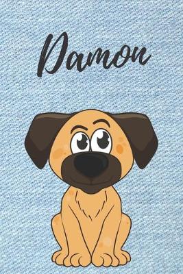 Book cover for personalisiertes Notizbuch Hunde / Malbuch / Tagebuch / Journal / DIN A5 / Geschenk Damon