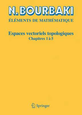 Book cover for Espaces Vectoriels Topologiques