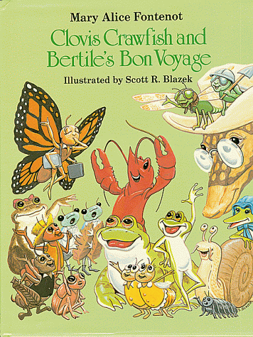 Book cover for Clovis Crawfish and Bertile's Bon Voyage