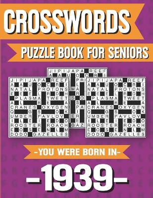 Cover of Crossword Puzzle Book For Seniors