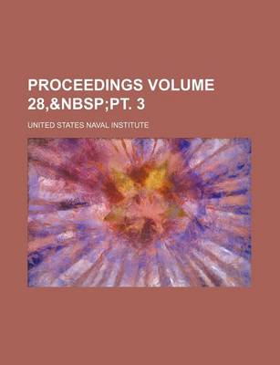 Book cover for Proceedings Volume 28,