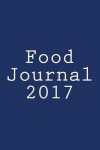 Book cover for Food Journal 2017