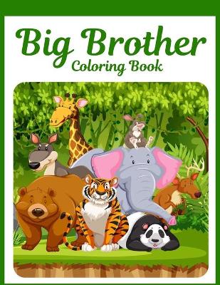 Book cover for Big Brother Coloring Book