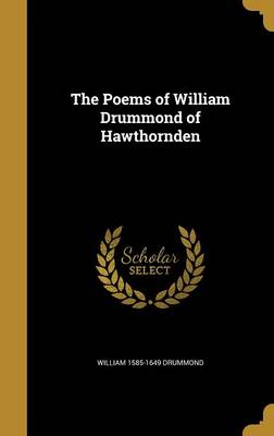 Book cover for The Poems of William Drummond of Hawthornden