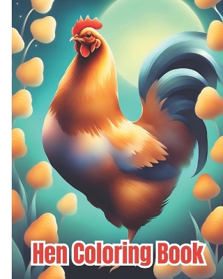 Book cover for Hen Coloring Book