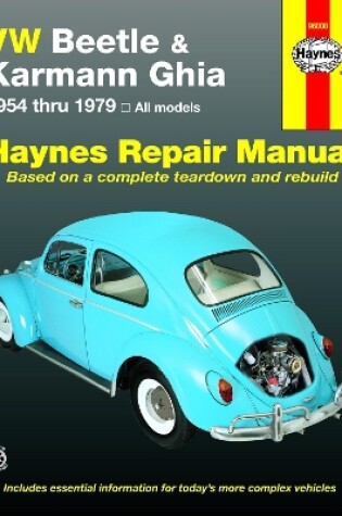 Cover of Volkswagen VW Beetle & Karmann Ghia (1954-1979) Haynes Repair Manual (USA)