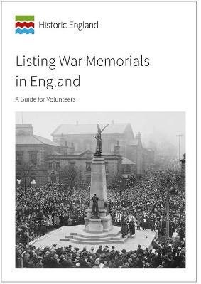 Book cover for Listing War Memorials in England