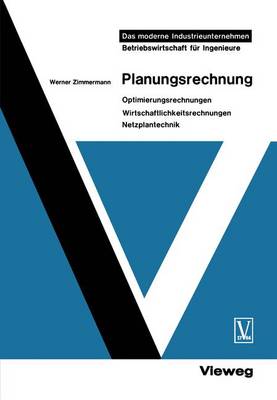 Book cover for Planungsrechnung