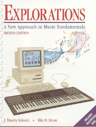 Book cover for Explorations: a New Approach to Music Fundamentals