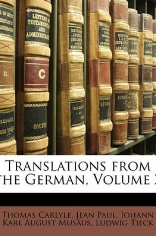 Cover of Translations from the German, Volume 2