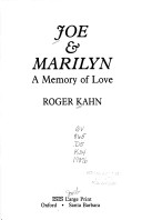 Book cover for Joe and Marilyn