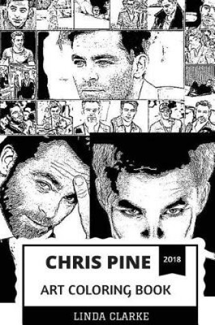 Cover of Chris Pine Art Coloring Book