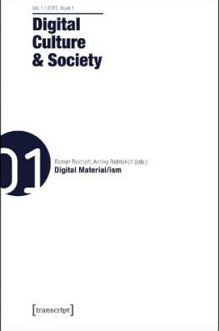 Cover of Digital Culture and Society