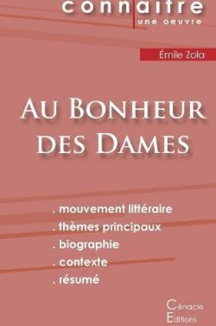 Cover of Fiche de lecture Au Bonheur des Dames de Emile Zola (Analyse litteraire de reference et resume complet)