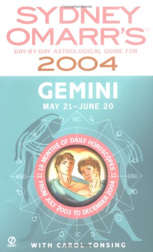 Book cover for Sydney Omarr's Gemini 2004