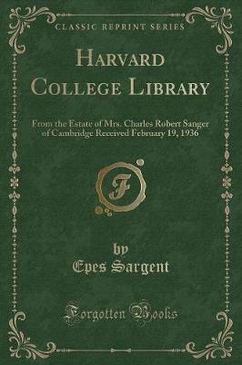 Book cover for Harvard College Library