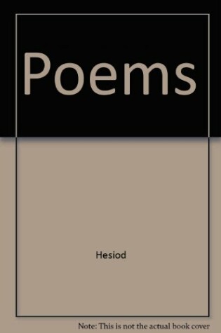 Cover of Poems