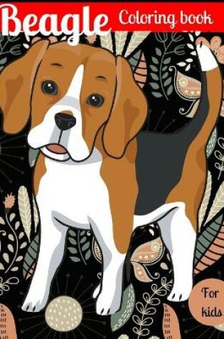 Cover of Beagle coloring book for kids