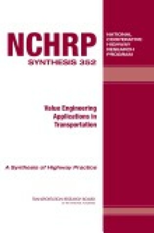 Cover of Value Engineering Applications in Transportation