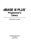 Book cover for dBase III Plus Programmer's Library