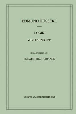 Cover of Logik Vorlesung 1896