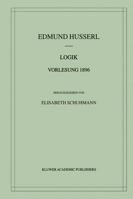 Book cover for Logik Vorlesung 1896