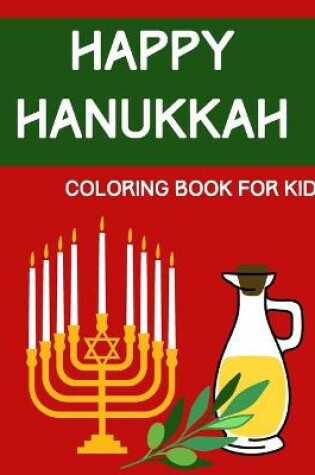 Cover of Hanukkah Coloring Book For Kids