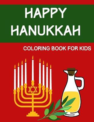 Book cover for Hanukkah Coloring Book For Kids