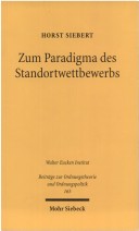 Book cover for Zum Paradigma Des Standortwettbewerbs