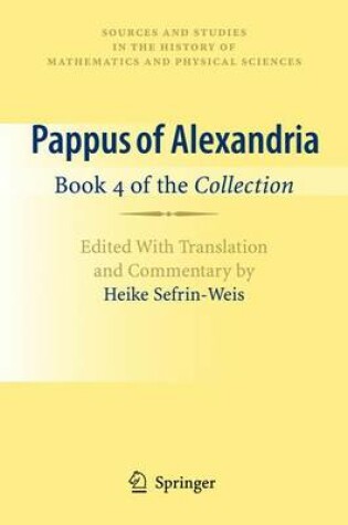 Cover of Pappus of Alexandria: Book 4 of the Collection