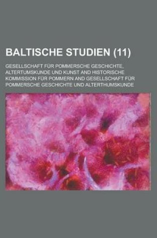 Cover of Baltische Studien (11)