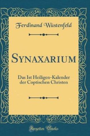 Cover of Synaxarium
