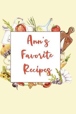 Book cover for Ann's Favorite Recipes