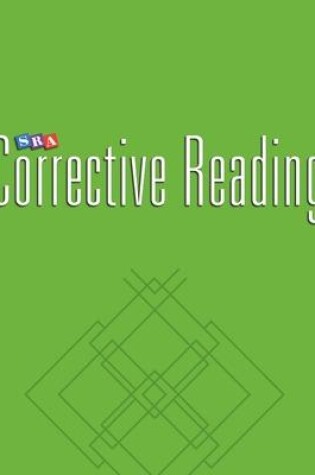 Cover of Corrective Reading Decoding Level C, Teacher Materials