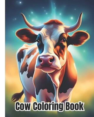 Book cover for Cow Coloring Book